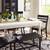 Magnolia Home Farmhouse 7 Ft. Vase Turned Dining Table in Jo's White 5 thumbnail