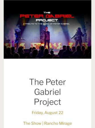 The Peter Gabriel Project 1