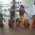 Fall, Harvest Standing Scarecrow Decoration & Pumpkins, Multicolor 4 thumbnail