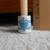Tumbler Ceramic Blue And White Mini Candle Holder W/Candle 4 thumbnail