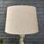 Mid-Century Modern Twisted Crystal Glass Table Lamp, c.1960’s 5 thumbnail