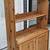 Solid pine bookcase with doors 2 thumbnail