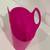 Waterproof Plastic Pail Purse - HOT PINK - For Storage, Laundry, Etc. 3 thumbnail