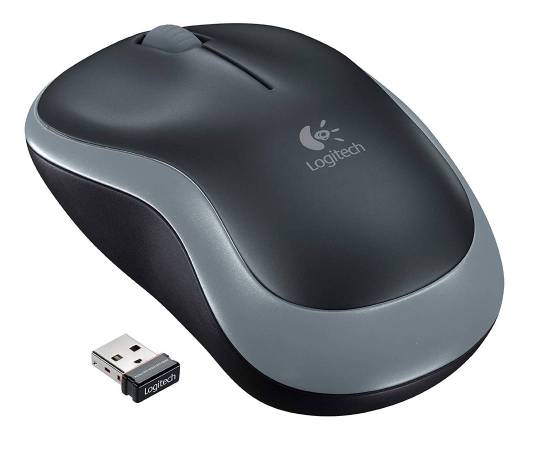 Logitech Wireless Mouse M185 - Swift Gray 1