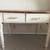 Solid wood vintage antique desk/cabinet with vintage handles 6 thumbnail