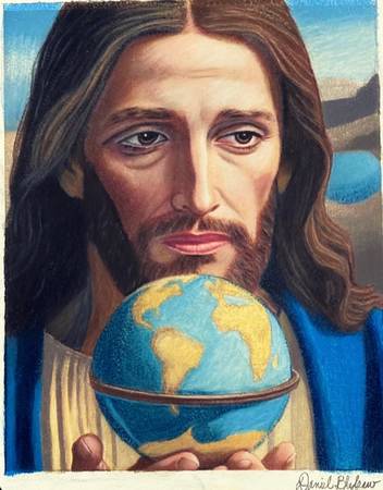 The Savior of the World - Original Painting 1