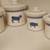 VINTAGE CROCK CANISTER SET 🐏 SET  🐄 6 thumbnail