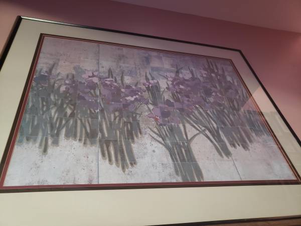 "Irises in Spring" large format print 1