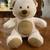 Like New Cream and Brown Colored Build a Bear Teddy Bear with Backpack 2 thumbnail