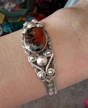 olf petrified wood cuff 1