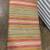 Vintage mahogany finished upholstered bench 6 thumbnail