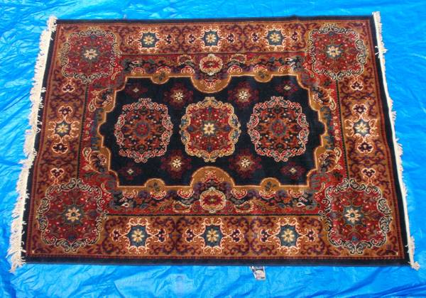 vintage persian rug    92 x 68 1