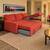 *Delivery* IKEA FRIHETEN Sleeper Sectional – Orange Pull-Out Bed + Sto 2 thumbnail