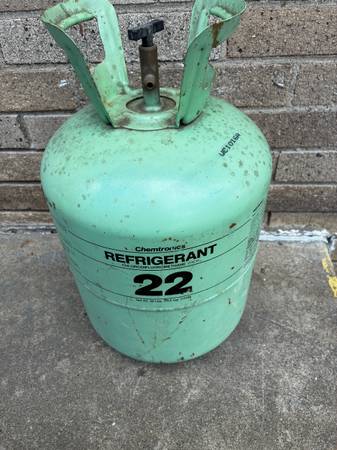 R22 Freon Refrigerant 19 lbs   14 ozs 1