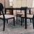 Like new 5pc midern ebony dining set. Delivery 1 thumbnail
