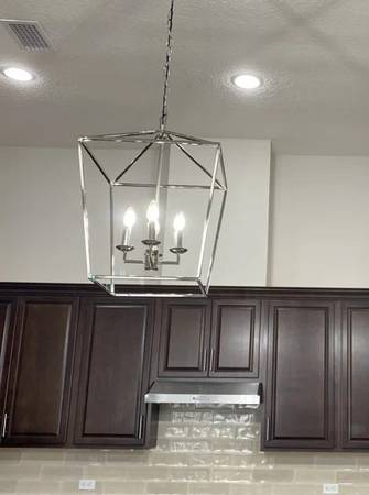 Lantern Chandelier 'Industrial Cage' style 1