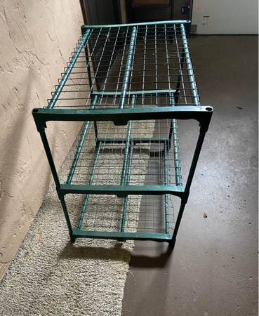 Metal shelf. 1