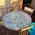 Stone patio table and 3 matching chairs and pads 4 thumbnail