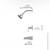 Project Source Everfield Polished Chrome 3-handle Single function 3.15-in Round  3 thumbnail
