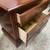 Wood Bed Nightstand w/Glass top30”W 2 drawers 🚚 extra Mesita de noche 8 thumbnail
