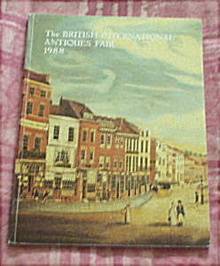 BRITISH INTERNATIONAL ANTIQUES FAIR CATALOG-1988 1