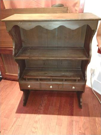 Free wooden desk and chairs 1