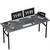 Need Home Office Foldable Computer Table Desk 62 Inches Gray color 2 thumbnail