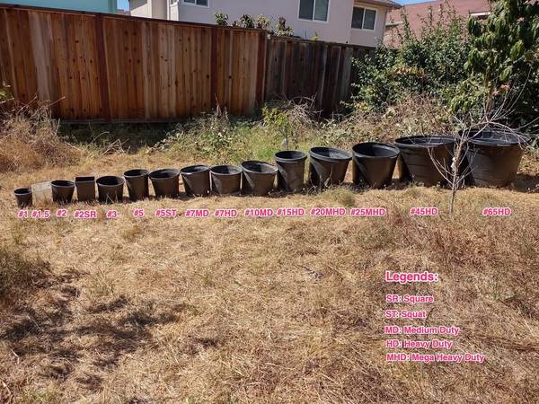 Planters, nursery containers, garden pots 1