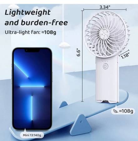 Ventilador portátil de mano - $15 (Brooklyn)63436941857921122