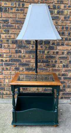 Home Chairside Lamp Table 1