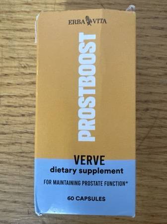 Erba Vita Prostboost Verve Prostate Function Maintenance Supplement 1