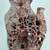 Vintage Carved Red Soapstone Vase 6” 6 thumbnail