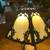 VINTAGE SLAG GLASS LAMP 4 thumbnail