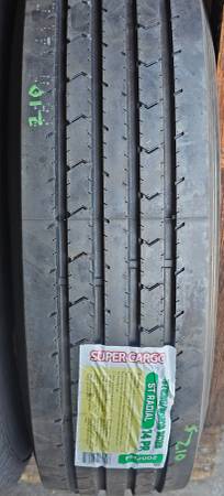 ST 235 80 16 *INSTALLED* Super Cargo Trailer Tire  All Steel 14 PLY 1