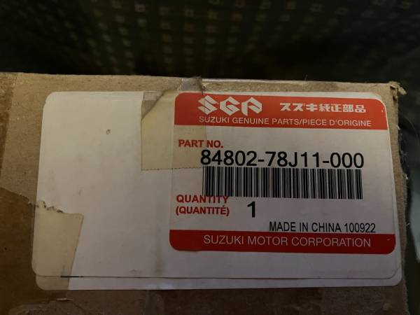 SUZUKI sunvisor 84802-78J11-000 1