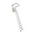 White Attic Pull Down Ceiling Ladder Stairs #022408 5 thumbnail