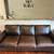 Brown Italian Leather Three-Cushion Sofa - Like New 3 thumbnail