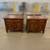 Pair of vintage French style Thomasville oak nightstands end table 1 thumbnail