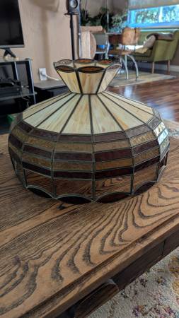 Retro hanging glass lamp shade 1