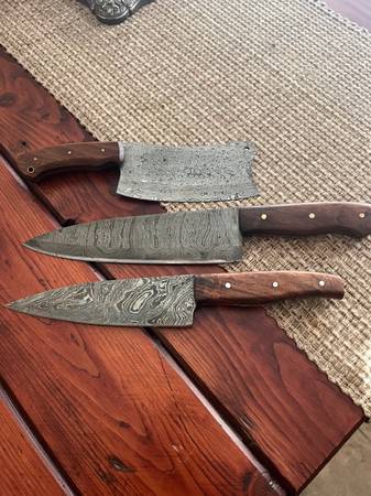 Three kitchen knives 1