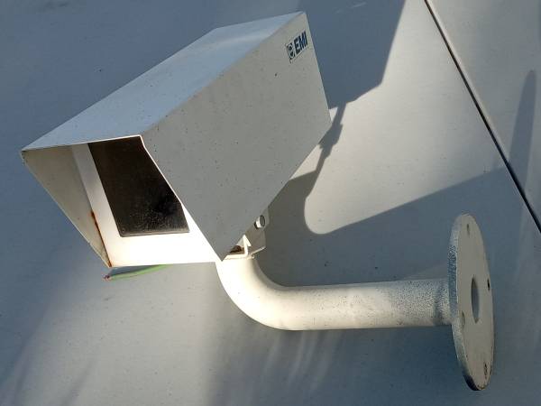 Outside CCTV Camera EMI Zero Housing Enclosure Unknown Camera Inside 1