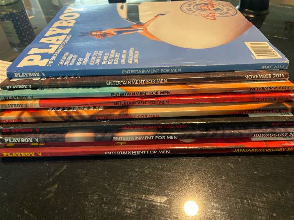 Playboy Magazines- Set of 8 1