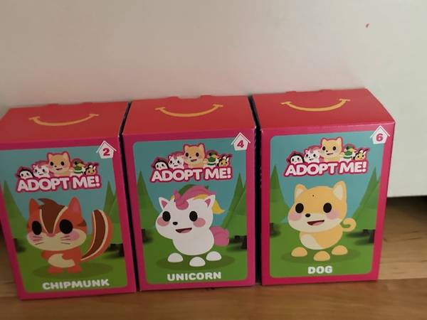 (7) New McDonalds Happy Meal Toy Adopt Me - $10 (Brier/Lynnwood)63438306733443121