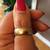 Wide Solid and Heavy Yellow Gold Band with Delicate Design (Size 6) 2 thumbnail