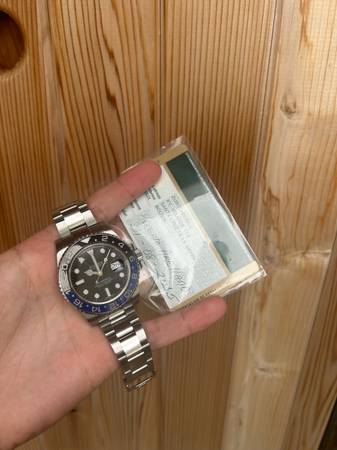 Rolex batman with card 1