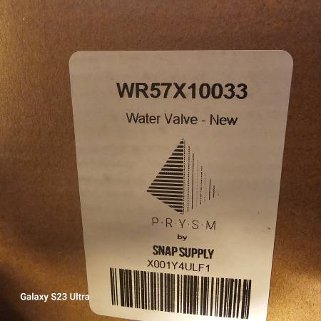 Ge refrigerator water valve 1