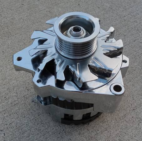 New GM CS-130 Chrome alternator 1