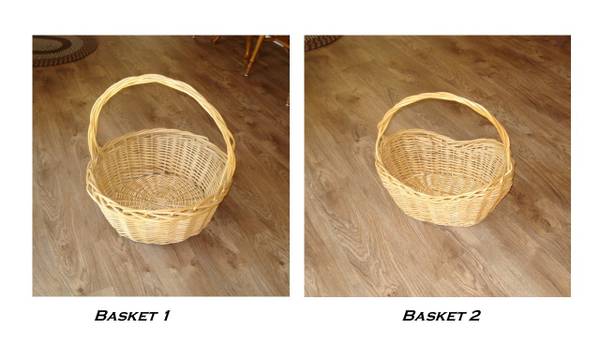 Heavy Rim Wicker Baskets 1