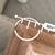 Vintage  oak wood CORONA mirror 7 thumbnail