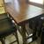 DINING TABLE COUNTER HOIGHT 4 STOOLS 6 thumbnail